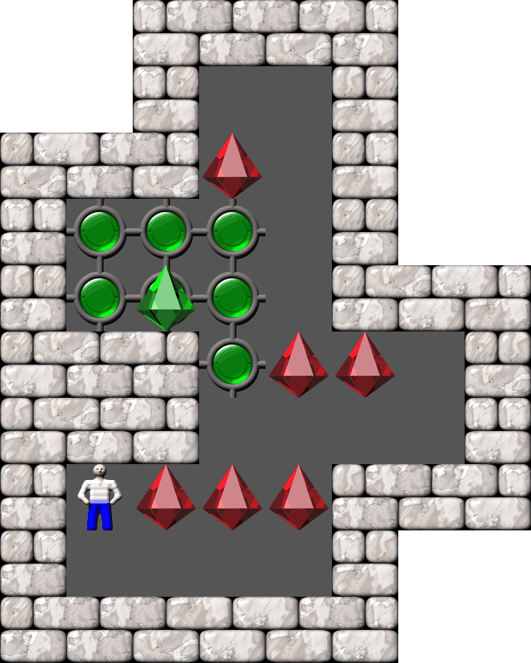 Sokoban Mass Remodel level 1758